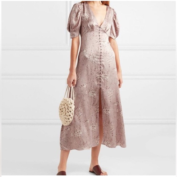 LoveShackFancy Delaney Maxi Dress inWood Rose Size Large